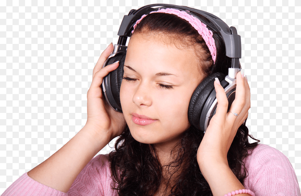 Girl Listening To Music, Electronics, Adult, Person, Woman Free Png