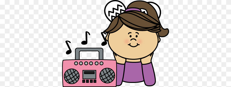 Girl Listening To Music From Listen, Electronics, Baby, Person, Face Free Transparent Png