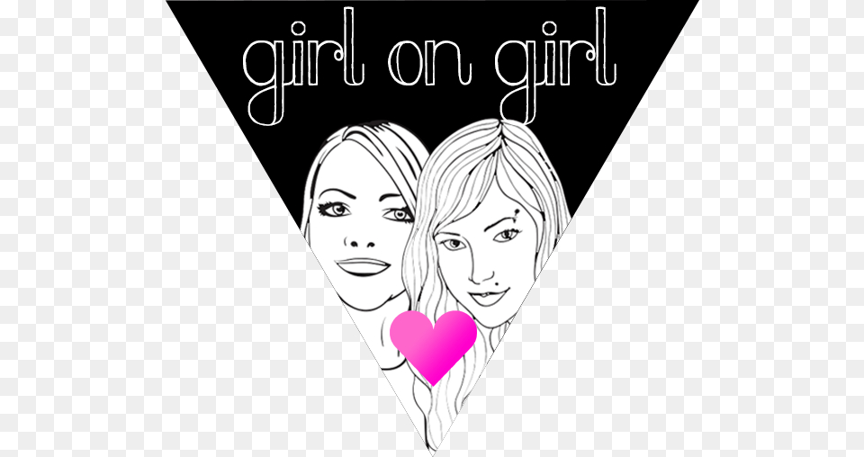 Girl On Girl Girl, Publication, Book, Comics, Face Free Png Download