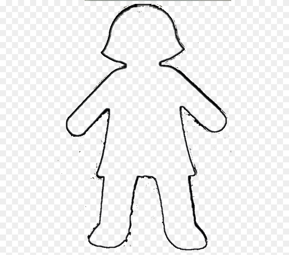 Girl Outline Cliparts, Silhouette Free Transparent Png