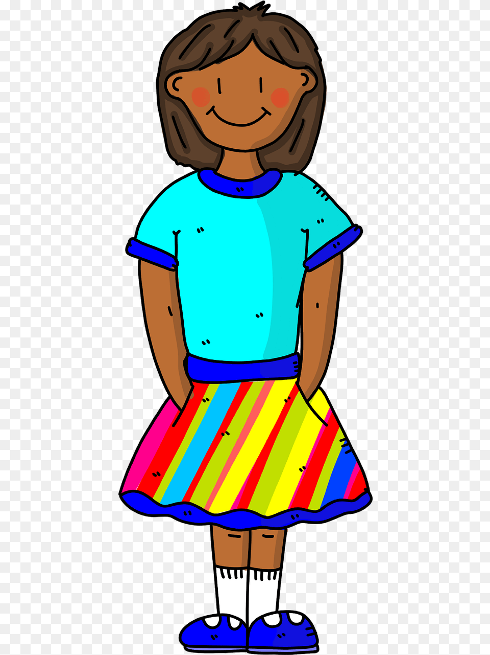 Girl Party Birthday Free On Pixabay Cartoon, Clothing, Skirt, Person, Face Png Image