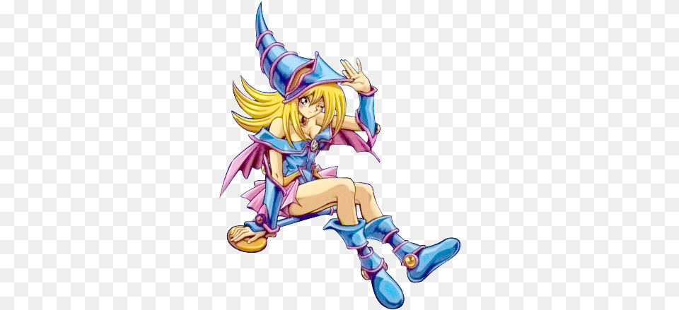 Girl Photo Darkmagiciangirl Dark Magician Girl Official Art, Book, Comics, Publication, Person Free Png Download