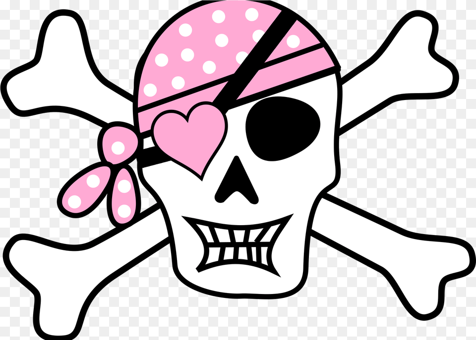 Girl Pirate Skull And Crossbones, Person, Baby Png Image
