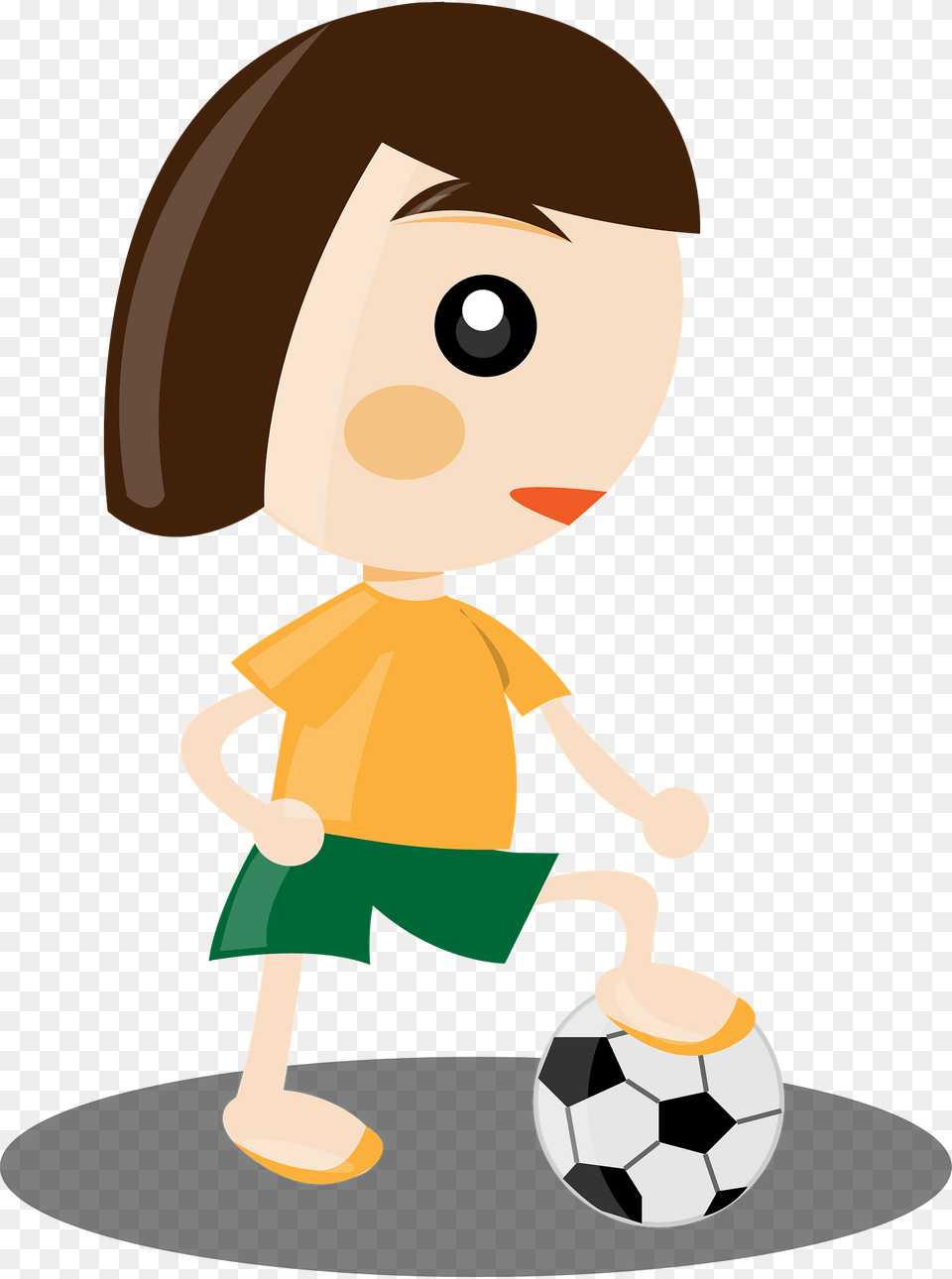Girl Playing Soccer Clipart, Baby, Person, Face, Head Free Transparent Png
