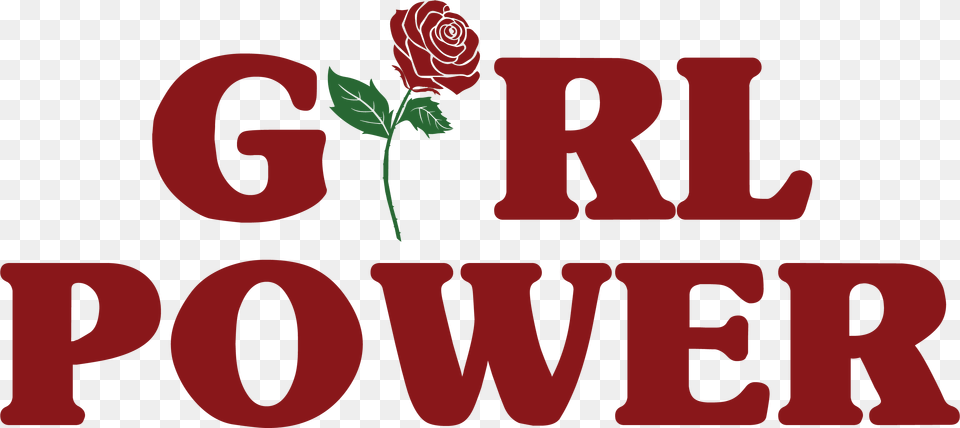 Girl Power Crop Top Girl Power Logo, Flower, Plant, Rose, Text Free Png
