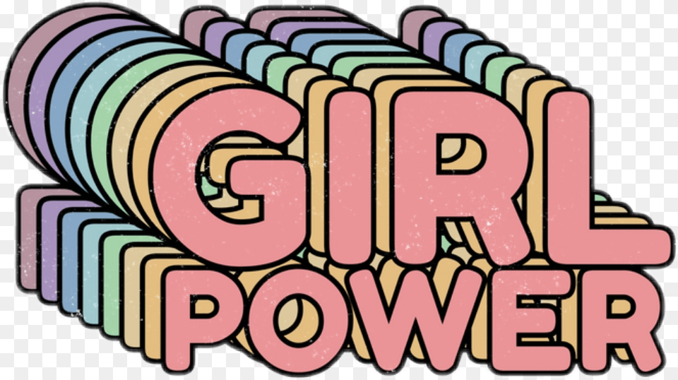 Girl Power Girlpower Woman Grlpwr Girlpower Runtheworld Girl Power, Text, Art Png Image