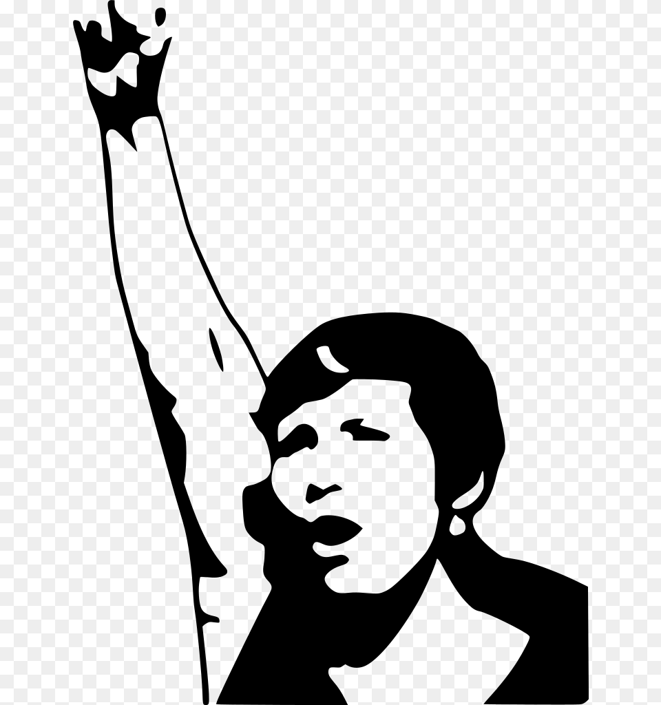 Girl Power Icon, Gray Free Png