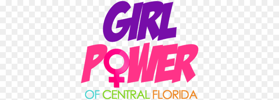Girl Power Of Central Florida Graphic Design, Purple, Logo, Person, Light Free Transparent Png