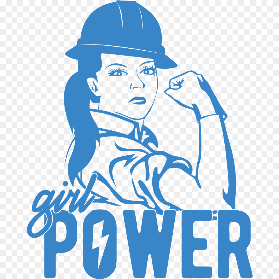 Girl Power Sltc Ram Power Days, Helmet, Clothing, Hardhat, Person Free Png Download