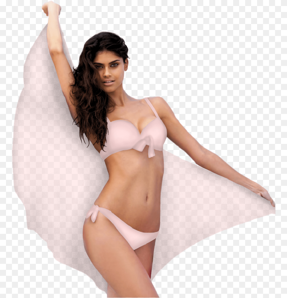 Girl Prettygirl Swimsuit Bikini Stickergirl Pink Transl Swimsuit, Adult, Underwear, Person, Lingerie Free Png