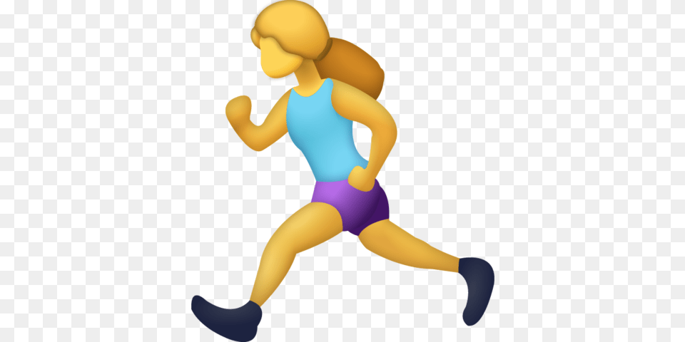 Girl Running Emoji, Baby, Person Png Image