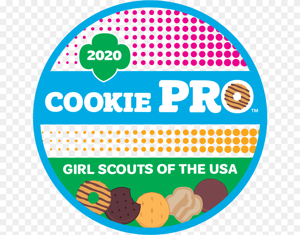 Girl Scout Cookie Pro 2020, Food, Sticker, Sweets, Disk Png