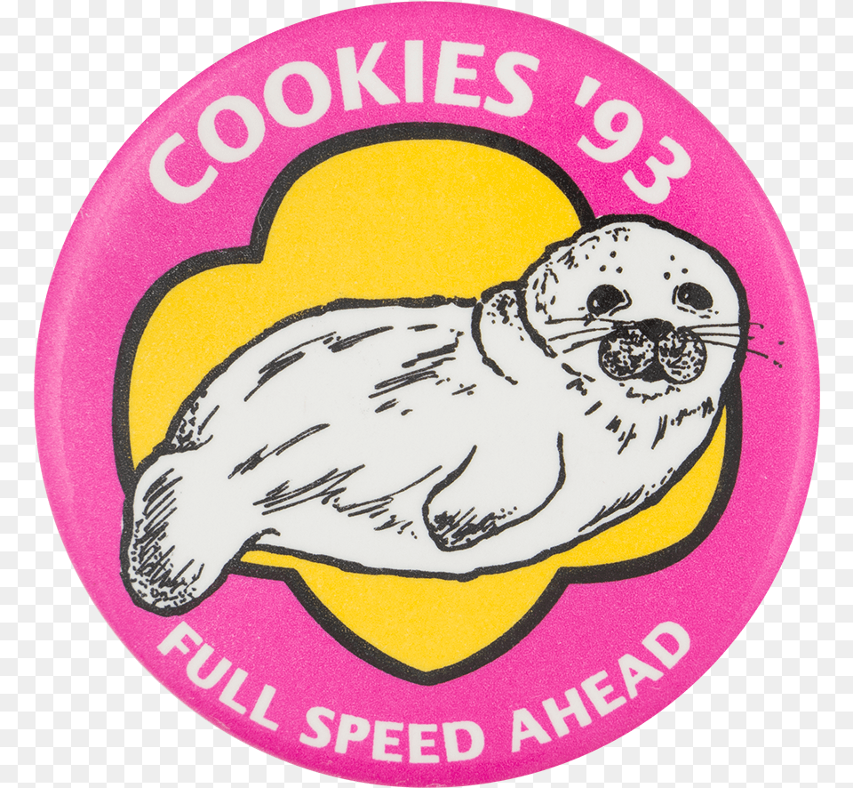 Girl Scout Cookies 1993 Event Button Museum Lhasa Apso, Badge, Logo, Symbol, Animal Png