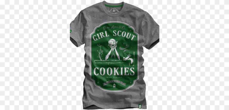 Girl Scout Cookies Stash Pocket T Shirt Cannabis Field Lacrosse, Clothing, T-shirt Png