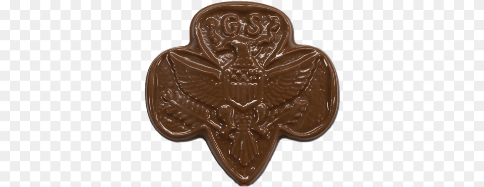 Girl Scout Emblem Lollipop Gingerbread, Food, Sweets, Chocolate, Dessert Free Png Download