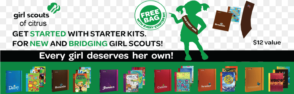 Girl Scout Pave Trefoil Necklace In Original Package, Baby, Person Free Png Download