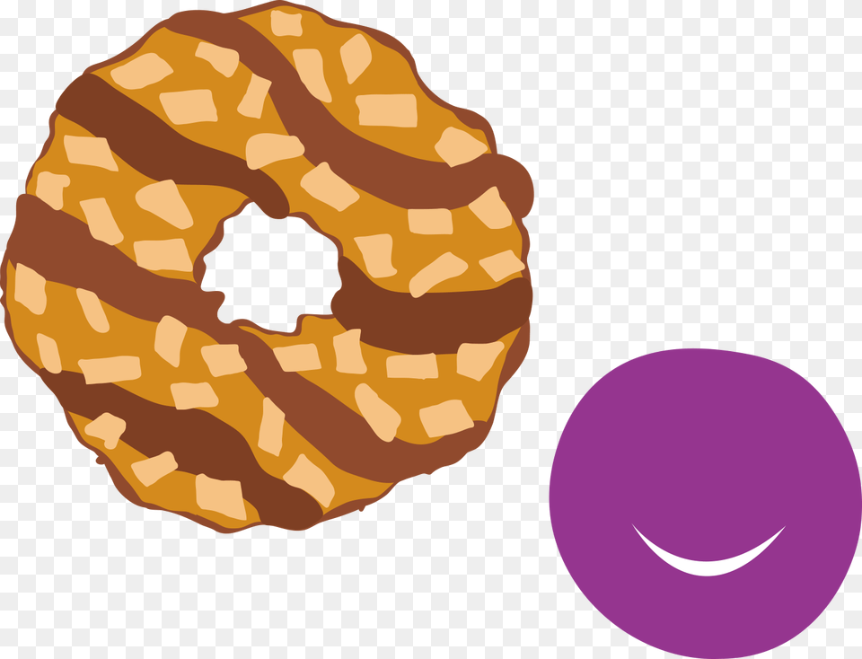 Girl Scout Samoa Clip Art, Food, Sweets, Donut, Bread Free Transparent Png