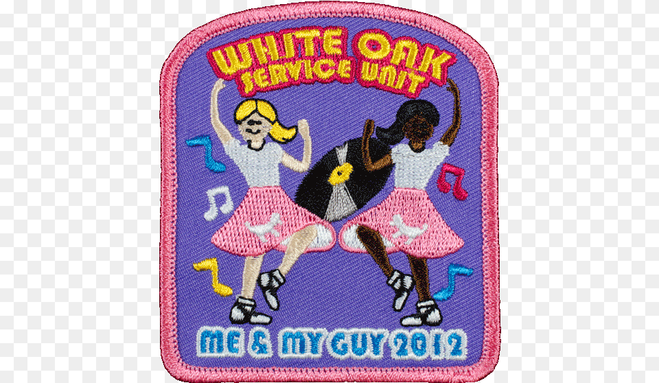 Girl Scout Sock Hop Patch Girl Scouts Of The Usa, Applique, Pattern, Logo, Symbol Png Image