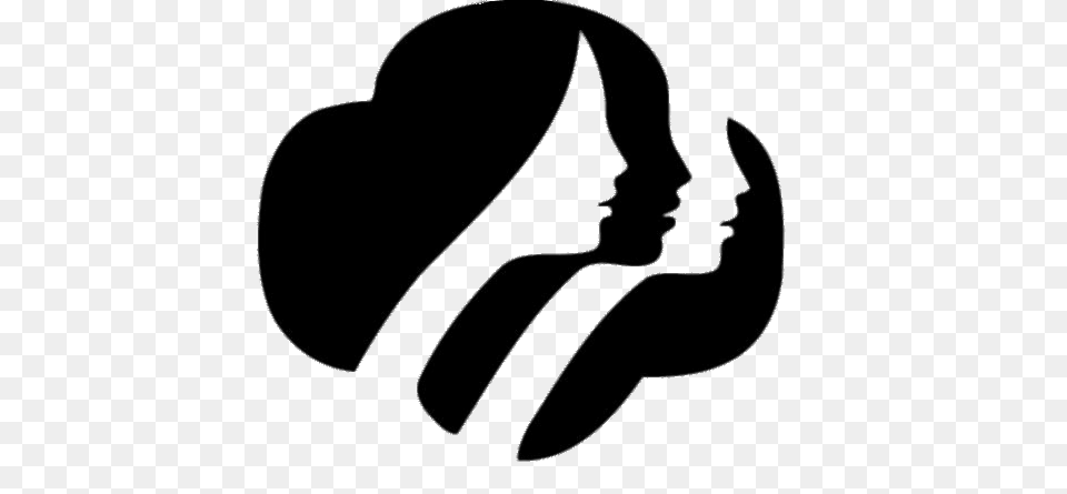 Girl Scouts Black Thumbnail, Clothing, Hat, Cowboy Hat, Silhouette Png