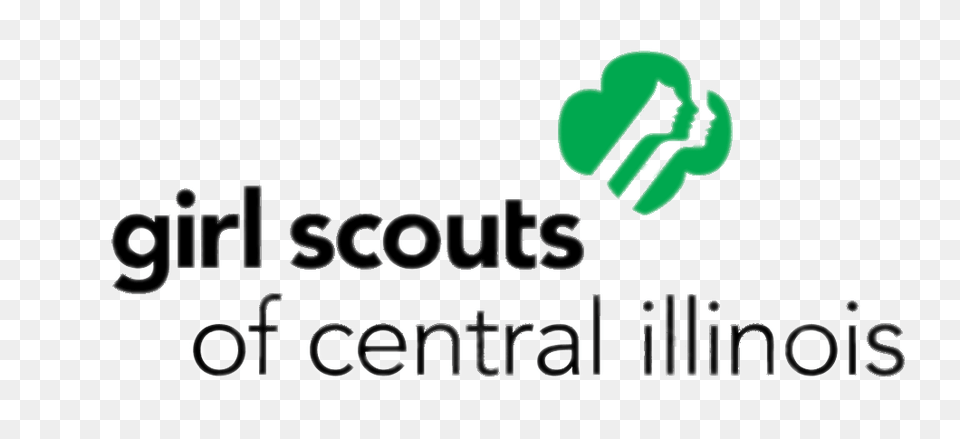 Girl Scouts Central Illinois Logo, Green, Recycling Symbol, Symbol Png Image