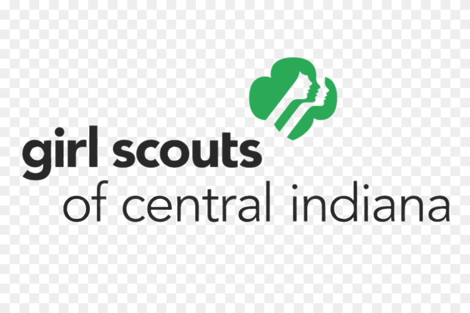 Girl Scouts Central Indiana Logo, Green Png Image