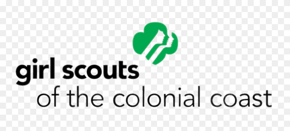 Girl Scouts Colonial Coast Logo, Green, Recycling Symbol, Symbol Png Image