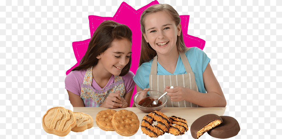 Girl Scouts Cookie Oven Recipes Eating, Spoon, Person, Child, Cutlery Png