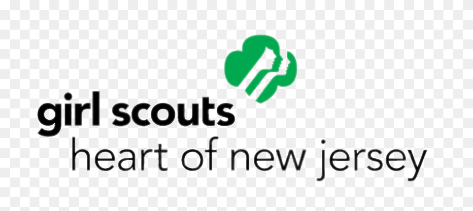 Girl Scouts Heart Of New Jersey Logo, Green Png Image