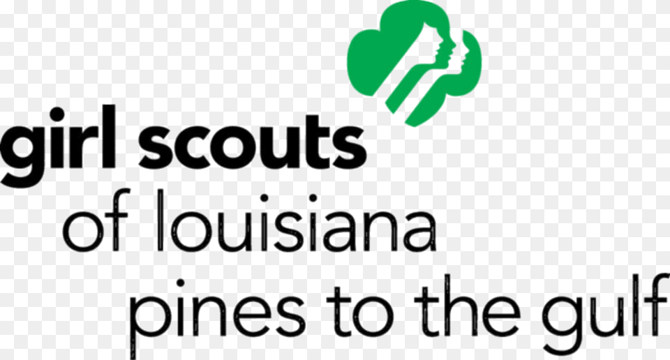 Girl Scouts Louisiana Pines To The Gulf Logo, Green, Text Free Png
