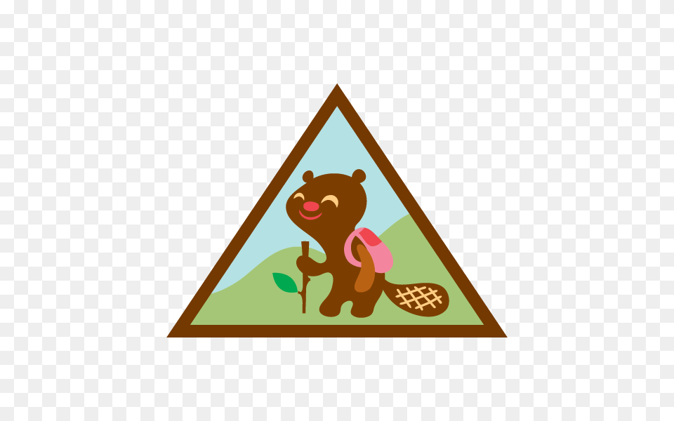 Girl Scouts Macys Parade Float Behind The Badges, Triangle, Animal, Bear, Mammal Free Transparent Png