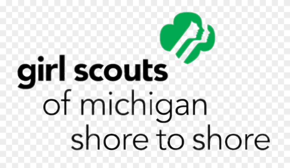 Girl Scouts Michigan Shore To Shore Logo, Green Png Image