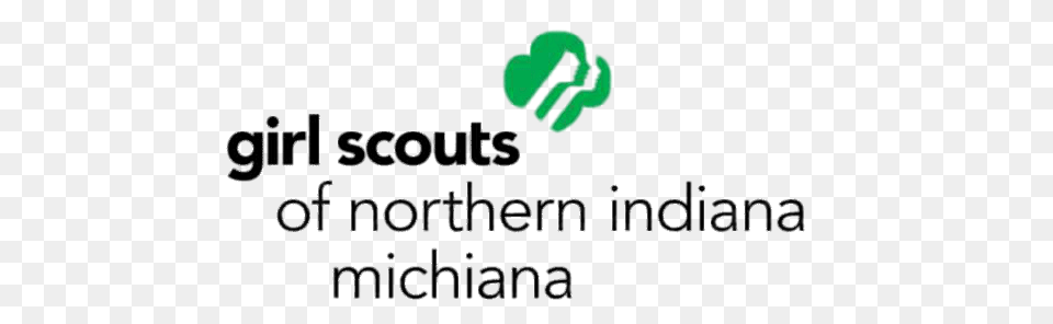 Girl Scouts Northern Indiana Michiana Logo, Green, Text, Plant, Vegetation Free Png Download