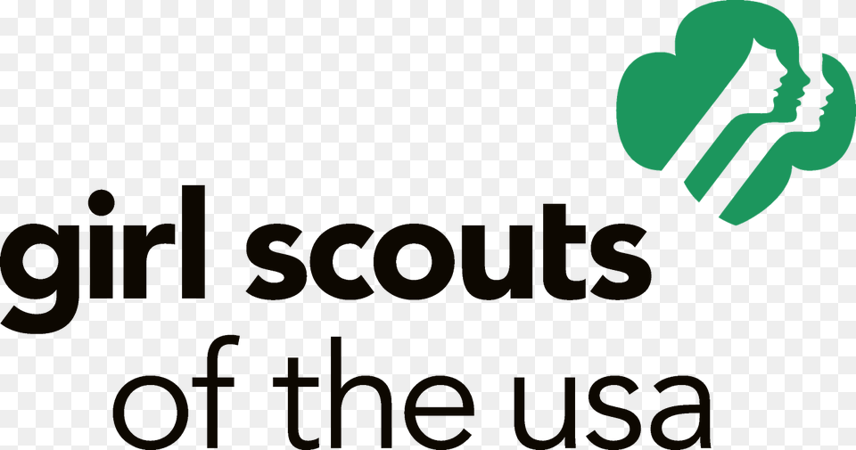 Girl Scouts Of The Usa Logo, Green, Face, Head, Person Png Image