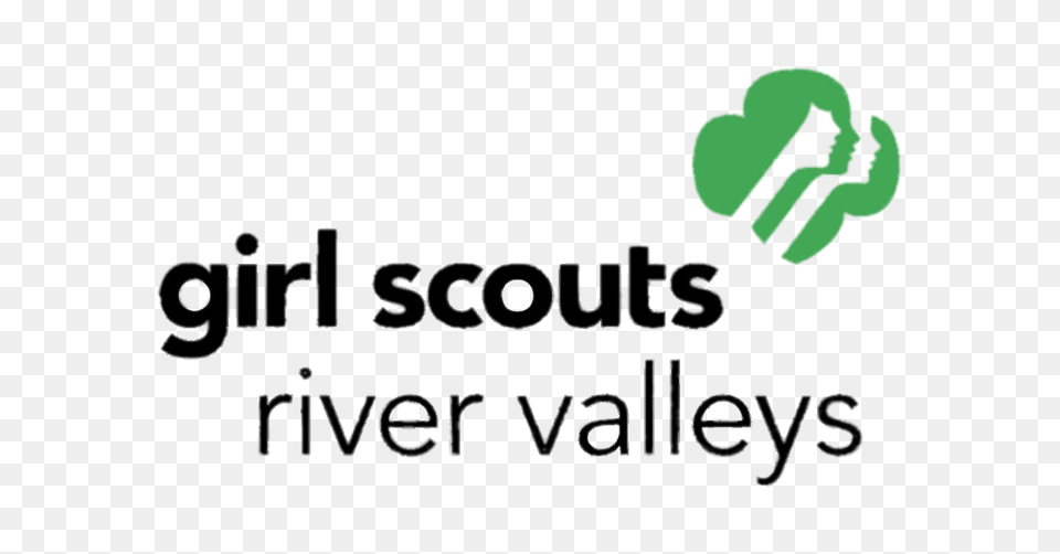 Girl Scouts River Valleys Logo, Green, Body Part, Hand, Person Png