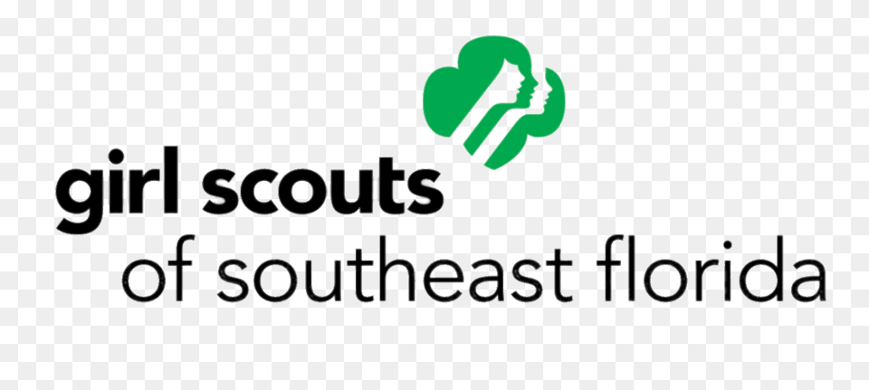 Girl Scouts Southeast Florida Logo, Green Png Image