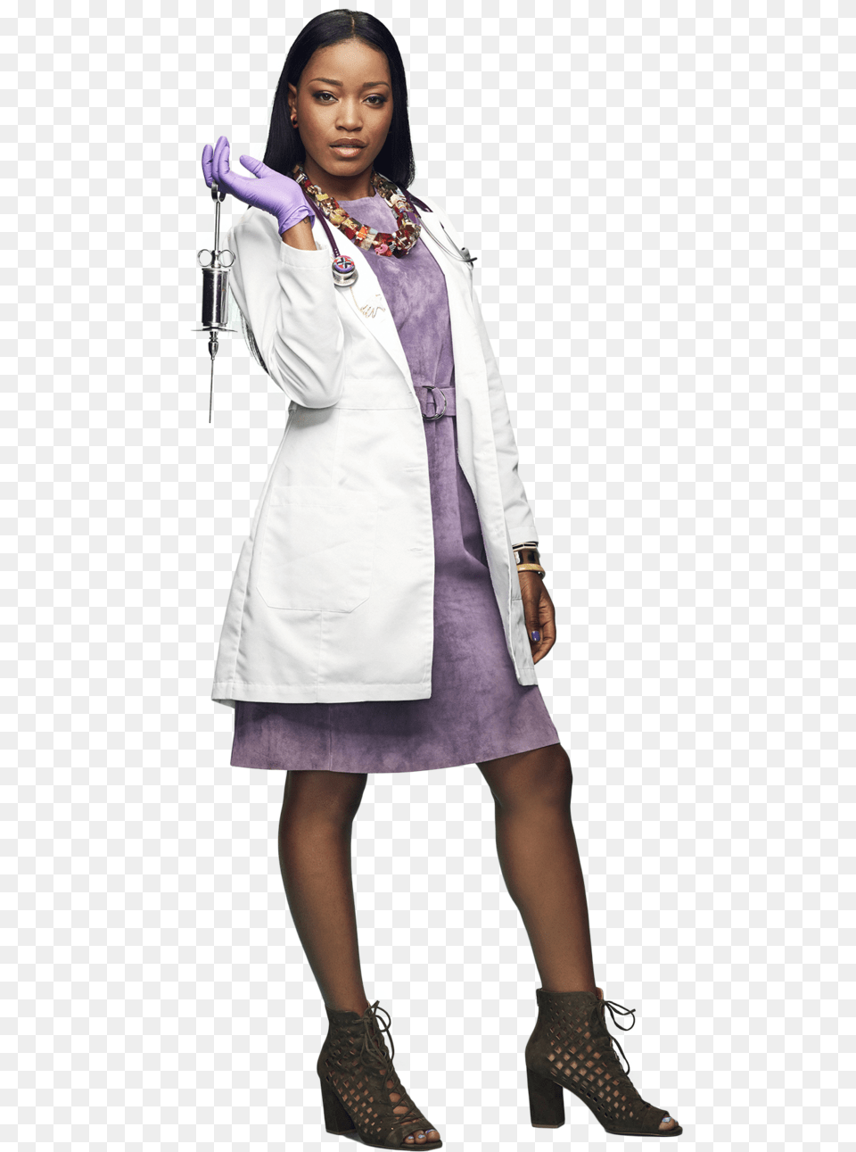 Girl Scream Scream Queens Zayday, Clothing, Coat, Sleeve, Shoe Free Png Download