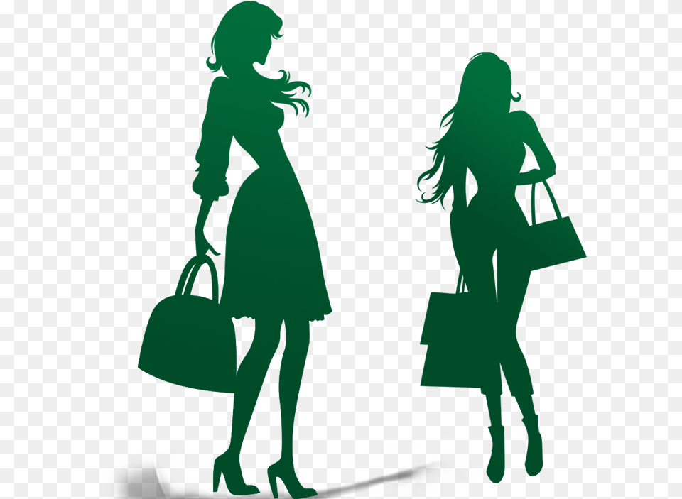 Girl Silhouette, Accessories, Bag, Handbag, Purse Png