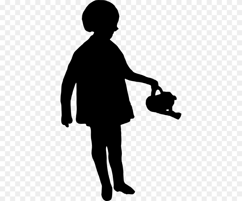 Girl Silhouette, Boy, Child, Male, Person Png