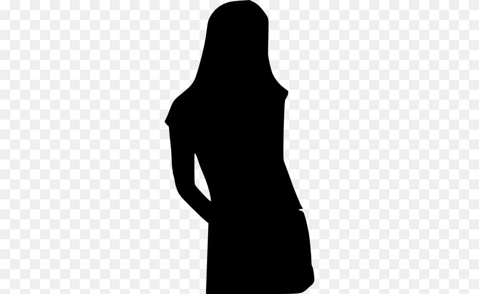 Girl Silhouette Clip Art Vector, Adult, Female, Person, Woman Free Png Download