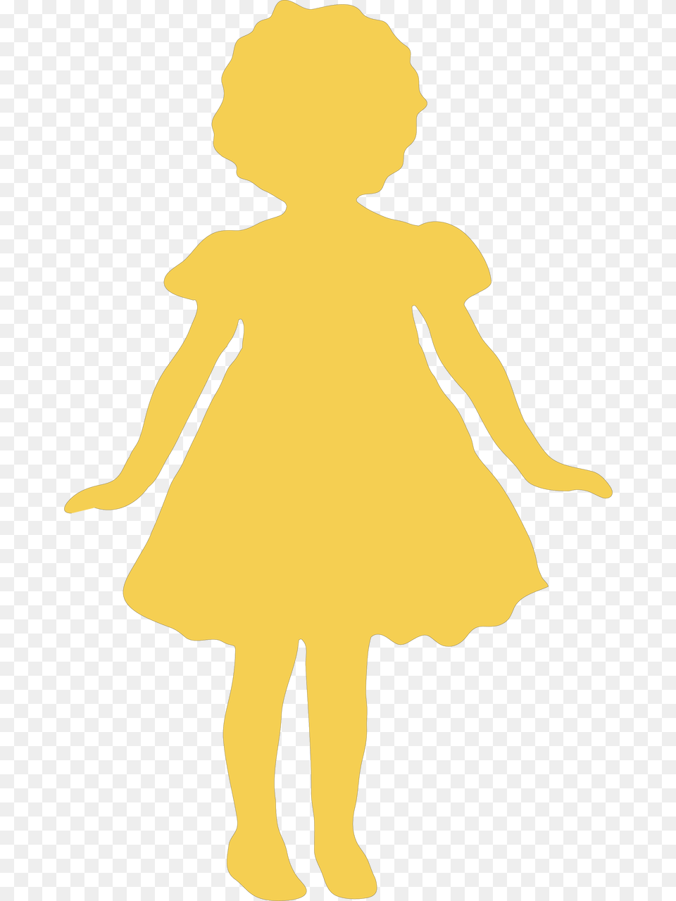 Girl Silhouette Illustration, Baby, Person Png