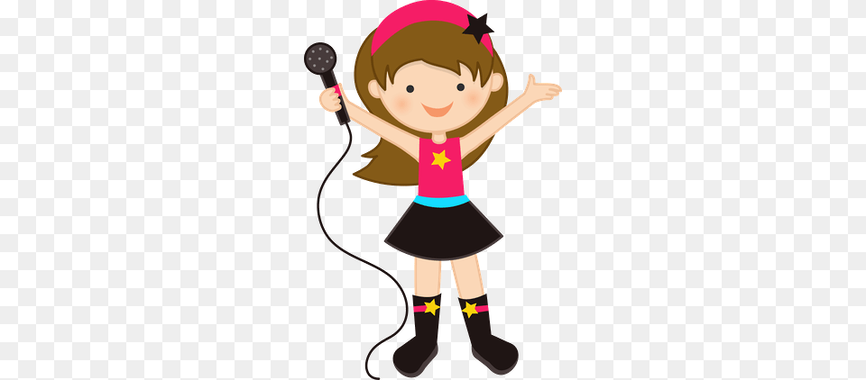 Girl Singing Clip Art, Baby, Person, Face, Head Free Png Download