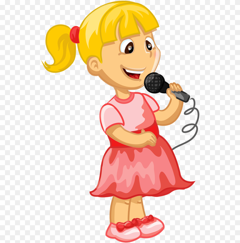 Girl Singing Clipart, Electrical Device, Microphone, Baby, Person Free Transparent Png