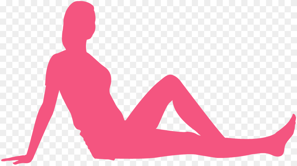 Girl Sitting Silhouette, Clothing, Swimwear, Person Free Png Download