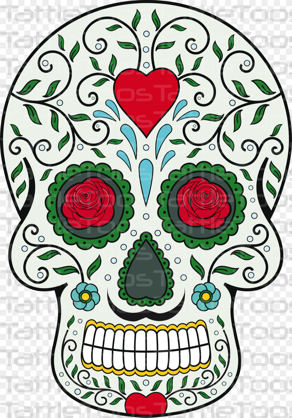 Girl Skulls Wallpaper Tte De Mort Mexique Dessin Couleur, Pattern, Art, Graphics, Flower Png Image