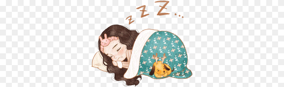 Girl Sleeping Asleep Sleep Terrieasterly Girl Sleeping Stickers, Clothing, Hat, Cap, Home Decor Png