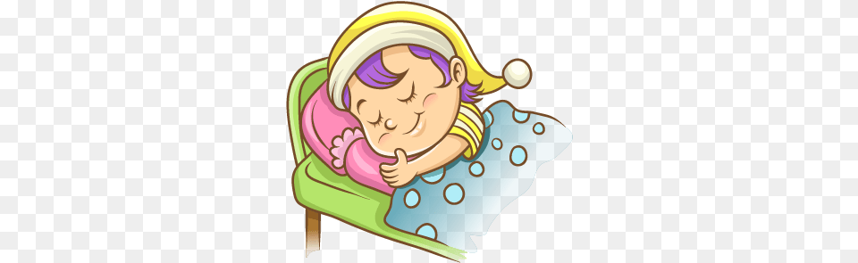 Girl Sleeping Sono Cotta Buonanotte, Baby, Person, Face, Head Png Image