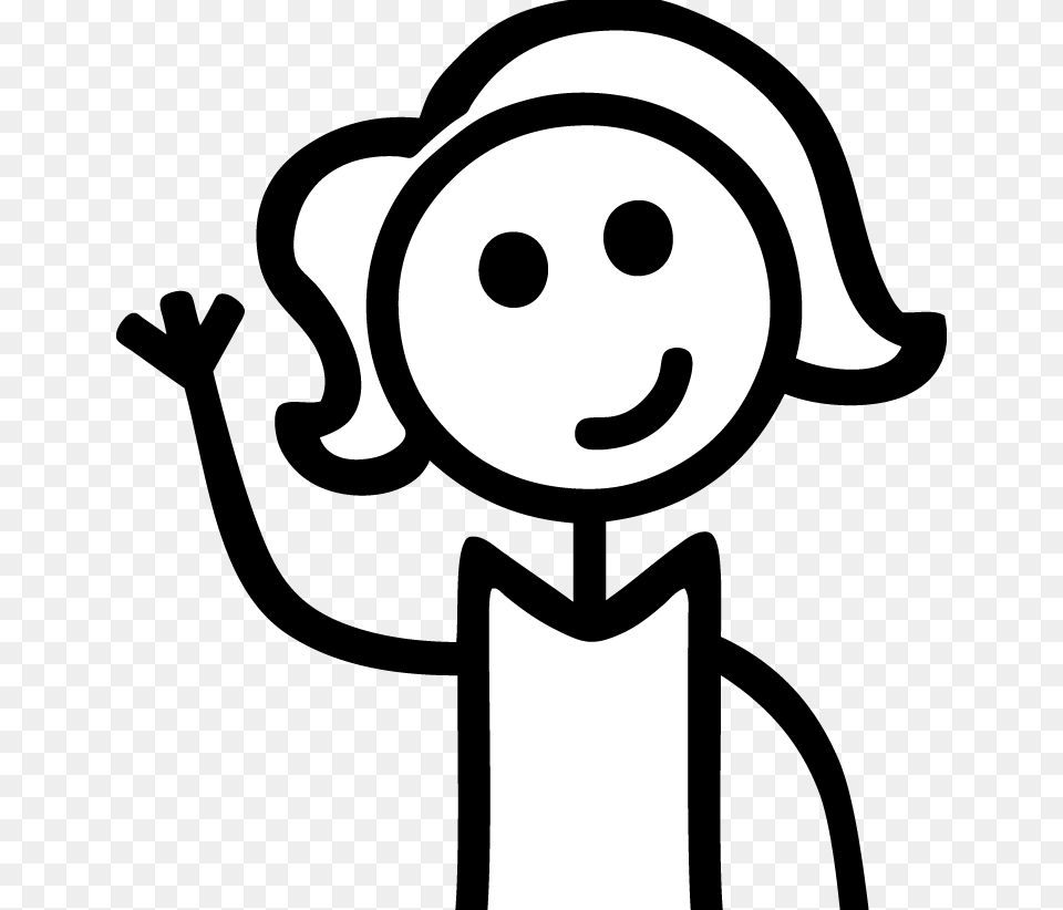 Girl Stick Figure, Stencil, Animal, Kangaroo, Mammal Png