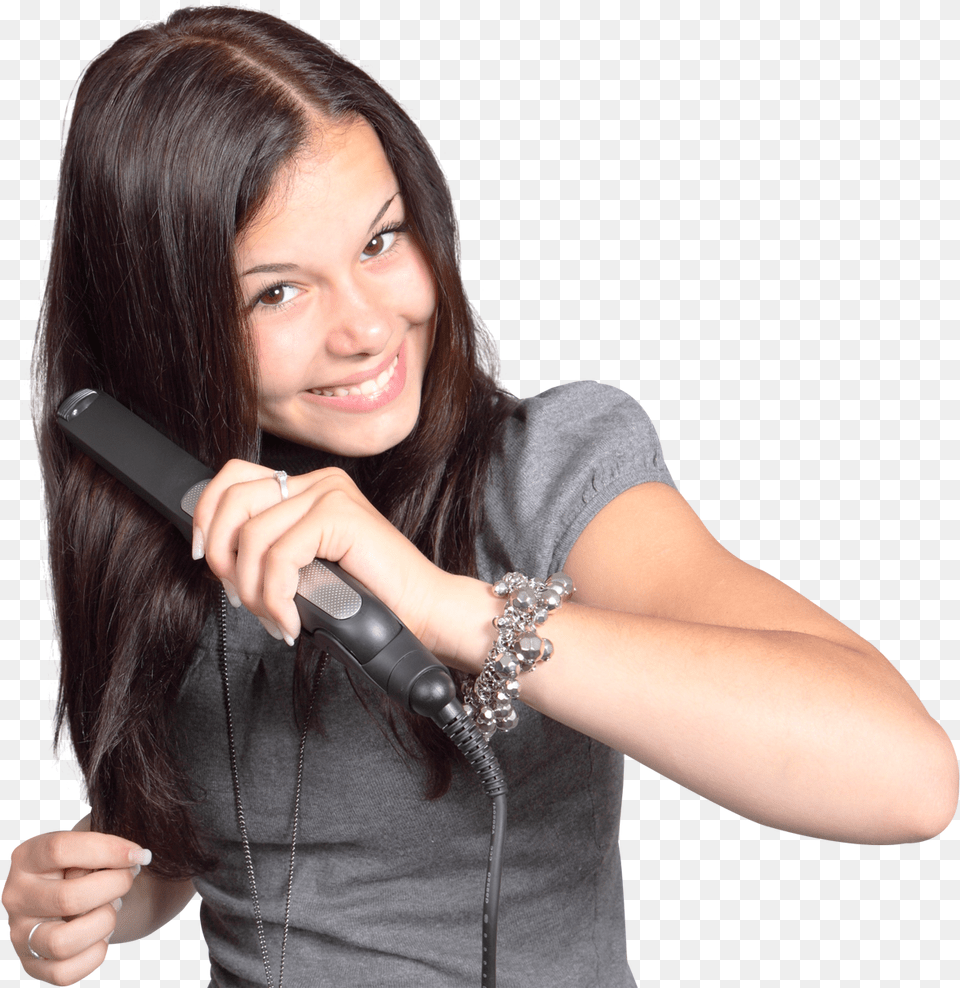 Girl Straightens Her Hair Image Girl Doing Her Hair, Body Part, Person, Finger, Hand Free Transparent Png