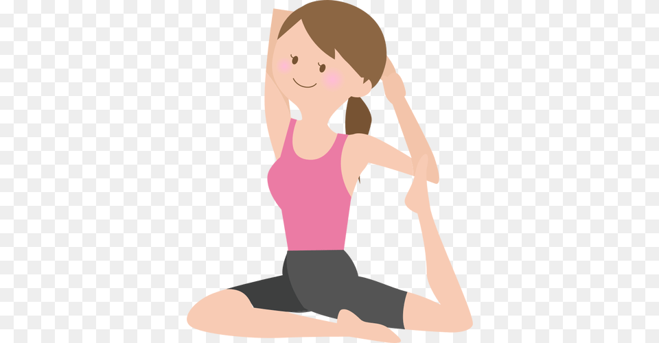 Girl Stretching, Person, Stretch, Face, Head Png Image