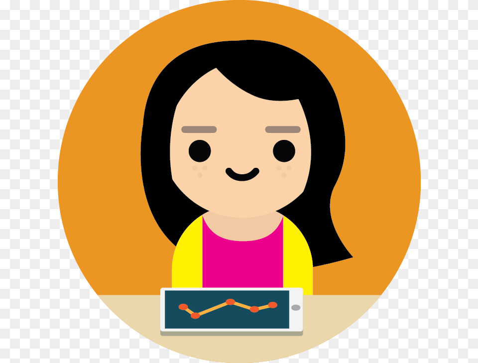 Girl Student Icon, Person, Reading, Photography, Face Png Image